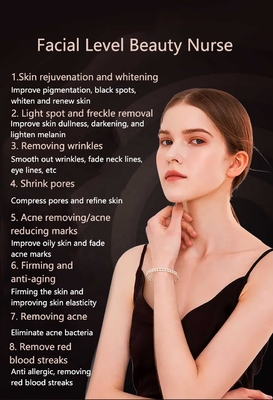 Compacta Skin Led Facial Light Therapy para Melhoria da Acne de grau profissional