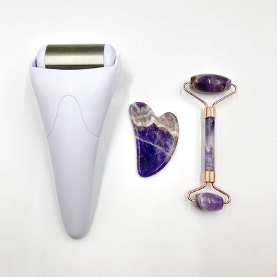Jade Face Roller para Natural Anti-rugas Massagem de gelo e cuidados com a pele de beleza dos olhos