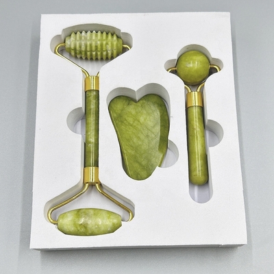 Experimente o ritual de cuidados da pele com o Xiuyan Stone Jade Roller Gua Sha Set