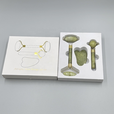 Experimente o ritual de cuidados da pele com o Xiuyan Stone Jade Roller Gua Sha Set