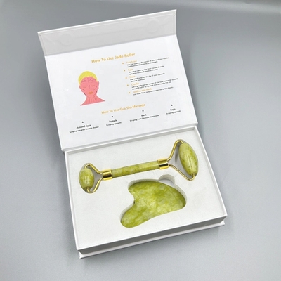 Experimente o ritual de cuidados da pele com o Xiuyan Stone Jade Roller Gua Sha Set