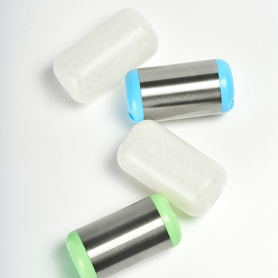 Gelado de silicone Círculos escuros Refrigerante Roller de gelo facial para rosto e corpo Refrigerante Roller Facial