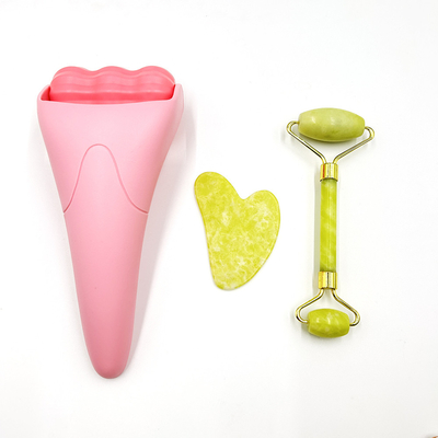 Massagem facial Jade Roller para o crescimento do cabelo dispositivo de beleza e anti-envelhecimento natural