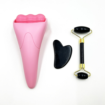 Massagem facial Jade Roller para o crescimento do cabelo dispositivo de beleza e anti-envelhecimento natural