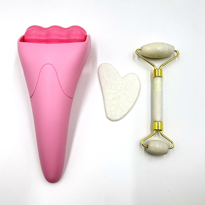 Massagem facial Jade Roller para o crescimento do cabelo dispositivo de beleza e anti-envelhecimento natural