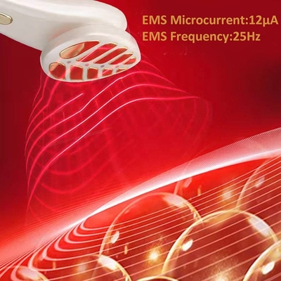 Mini caneta de massagem de olho LED de vibração elétrica para elevação de pele e desbotamento de rugas