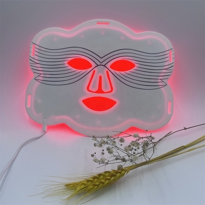 Máscara facial LED de silicone para apertar formas personalizadas e peso líquido do produto 0,5 kg