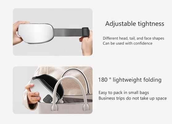 Massagista de olhos conveniente para aliviar a tensão e promover o relaxamento Bateria de 850mAh