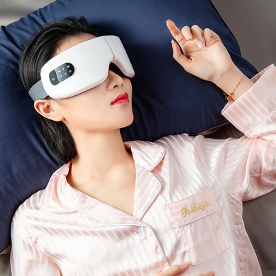 5V Tecnologia Musical Eye Relax Vibration Massager com aquecimento Portable Fatiga Relief