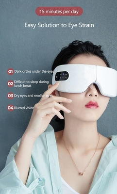5V Tecnologia Musical Eye Relax Vibration Massager com aquecimento Portable Fatiga Relief