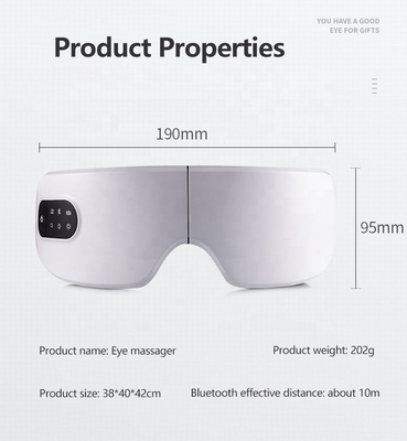5V Tecnologia Musical Eye Relax Vibration Massager com aquecimento Portable Fatiga Relief