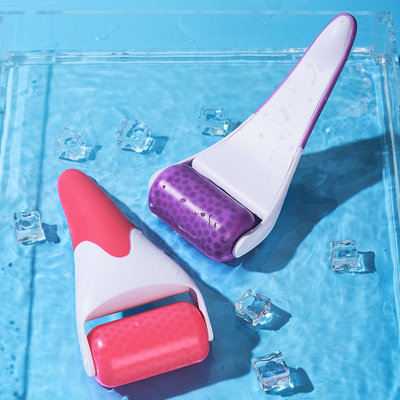 Roller de gelo facial para salão de beleza usando área de massagem de rejuvenescimento da pele rosto olho corpo