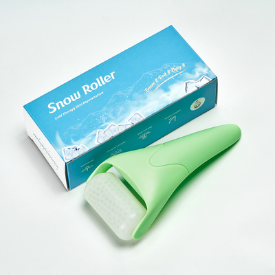 Roller de gelo facial para salão de beleza usando área de massagem de rejuvenescimento da pele rosto olho corpo