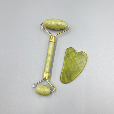Cama de massagem com rolos de jade para massagem facial 19*16*5cm