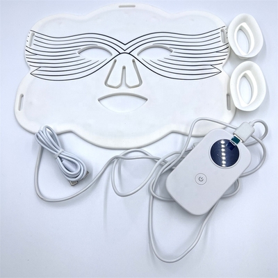 Hidratação Silicone Butterfly LED Máscara Facial Frequência de entrada 5V/1A 2600mAH Duração 10/20min