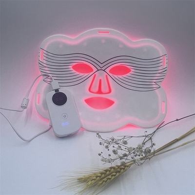 Hidratação Silicone Butterfly LED Máscara Facial Frequência de entrada 5V/1A 2600mAH Duração 10/20min