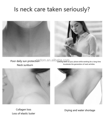 Neck Beauty Dispositivo de bateria de 3 cabeças Massagista elétrico com material de aço inoxidável ABS