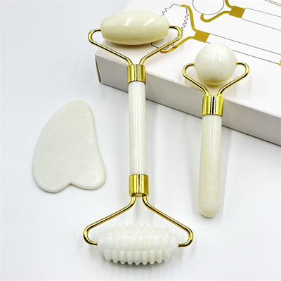 Xiuyan Stone Handle Large Body Gua Sha Jade Roller Gua Sha para Dores Musculares Massagista