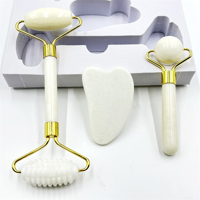 Xiuyan Stone Handle Large Body Gua Sha Jade Roller Gua Sha para Dores Musculares Massagista