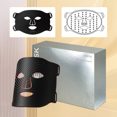 Facial LED Light Therapy Compacta Pele LED Light Therapy Vermelho LED mascarada LED sem fio