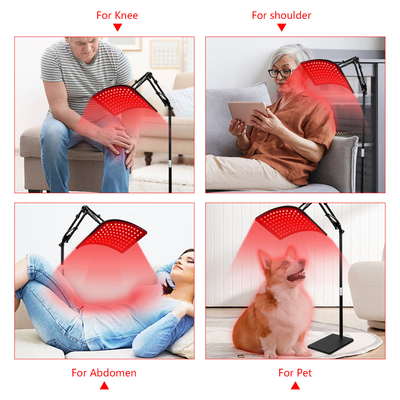 Pain Relief Painel de terapia de luz vermelha com suporte e saída personalizável