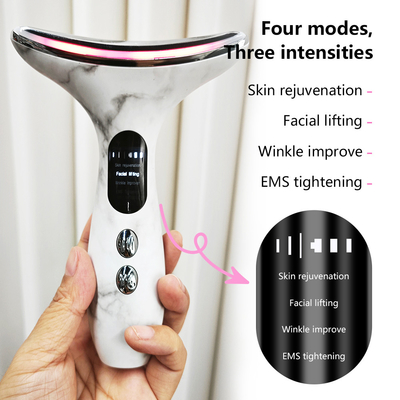 Dispositivo de levantamento facial 7 em 1 Potência nominal 2,5W Dispositivo facial para tratamento anti-rugas