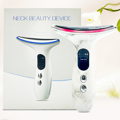 Dispositivo elétrico de massagem do pescoço com função antienvelhecimento 3 em 1 massagista facial e ocular