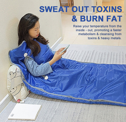 Cobertor de Sauna Infared de Escritório Feito de Material Oxford Impermeável para Perda de Peso