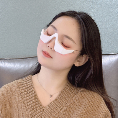 NO Massagista Ocular Impermeável 2 em 1 Dispositivo com Terapia de Luz Vermelha e EMS de Microcorrente