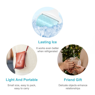 Mini Roller de gelo de silicone para salão de beleza usando construção de aço inoxidável ABS