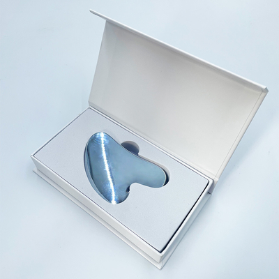 Rolo de massagem facial de saúde 304 aço inoxidável Gua Sha Board raspando logotipo personalizado