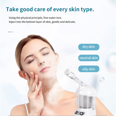 Lâmpada hidratante e vaporizador facial de cuidados com a pele de alta frequência com 950g de peso