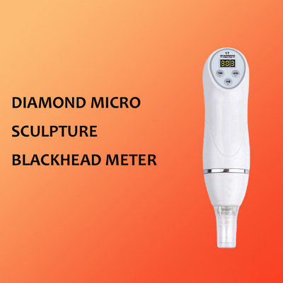 Limpeza de poros de microscultura de diamante Sucção Limpeza de cabeça preta de rótulo personalizável