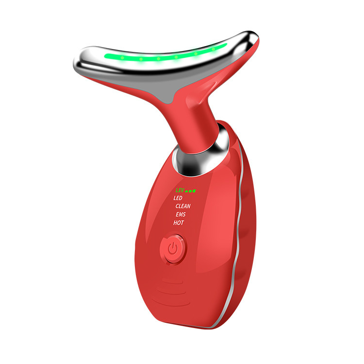 Potência nominal 2.5W LED Terapia Neck Rejuvenation V-Face Lifting Massager para anti-envelhecimento