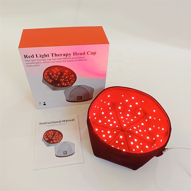 3a engrenagem tapa de terapia de luz LED vermelha para promover o crescimento natural do cabelo 120 contas de lâmpada