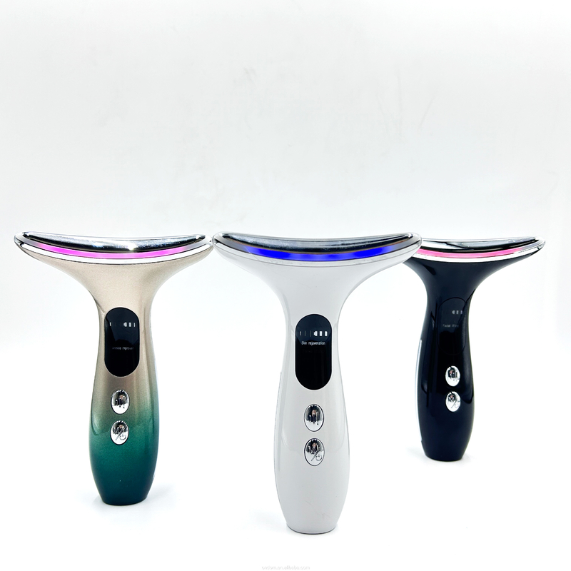 Equipamento de beleza multifunção LED Foton Therapy Skin Tightening Face and Neck Lift Massager
