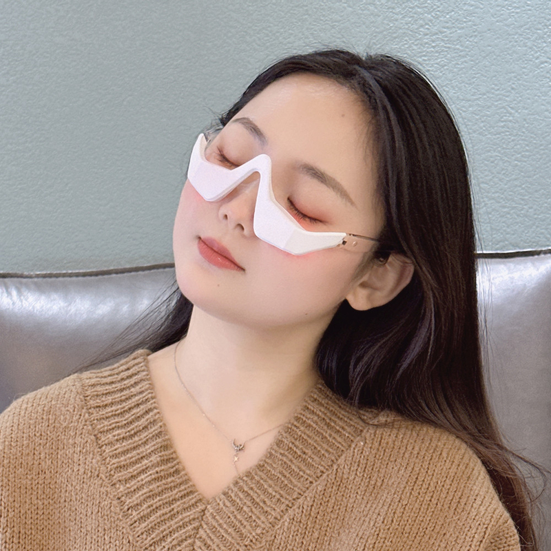 NO Massagista Ocular Impermeável 2 em 1 Dispositivo com Terapia de Luz Vermelha e EMS de Microcorrente