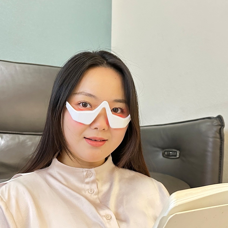 2024 Dispositivo de Terapia de Luz Vermelha Antienvelhecimento Micro-corrente Ems Massageador Ocular para Cuidados Oculares