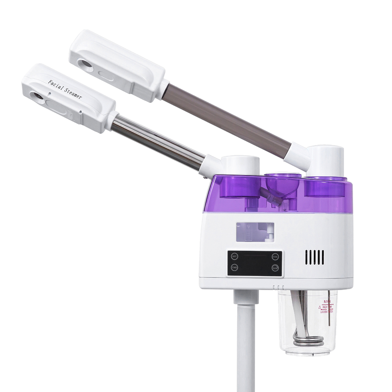 Nanomister vaporizador facial de ozônio quente frio para profissionais de cuidados com a pele branca